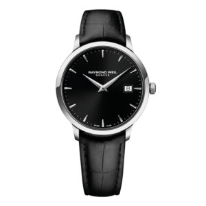Raymond Weil Gent's TOCCATA Steel Watch on leather strap