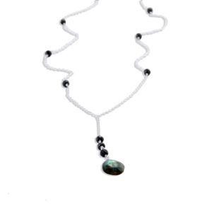 Banyan Silver Onyx Necklace