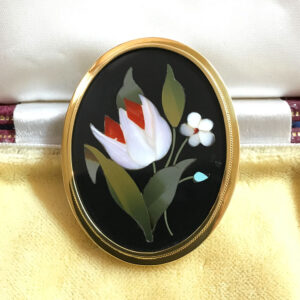 18 Carat Gold Mosaic Brooch/Pendant
