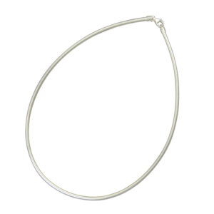 Silver Omega Chain Necklace