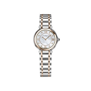 Herbelin Mother Of Pearl Ladies Two Tone Galet Bracelet Watch