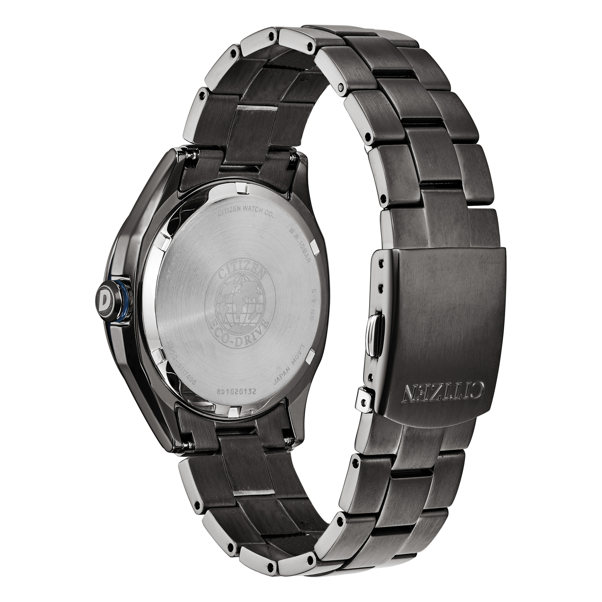 Gents Citizen Eco-Drive Ion Plated bracelet watch - Image 2