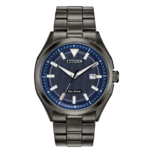 Gents Citizen Eco-Drive Ion Plated bracelet watch