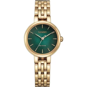 LADIES CITIZEN ECO-DRIVE L SILHOUETTE ROSE GOLD BRACELET WATCH