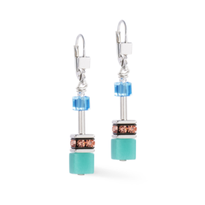 GeoCUBE Iconic earrings Magic silver