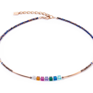 Cube Story Minimalistic Sparkling necklace Multicolour Autumn