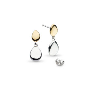 Coast Pebble Golden Drop Earrings