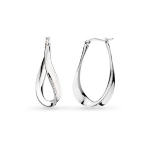 Serenity Loop Grande Hinged Hoop Earrings