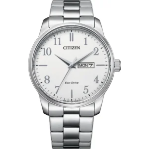 GENTS CITIZEN ECO-DRIVE STAINLESS STEEL BRACELET WATCH