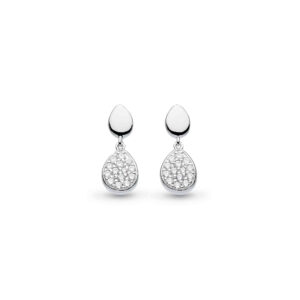 Coast Pebble Glisten Pavé Drop Earrings