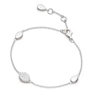 Coast Pebble Glisten Pavé Station Bracelet