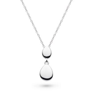 Pebbles Twin Droplet Necklace