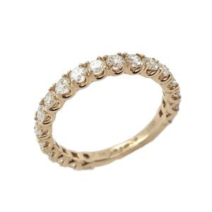 9CT YELLOW GOLD LAB GROWN DIAMOND ETENITY RING